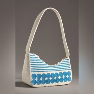 Emmy Asymmetric Beaded Shoulder Bag Anthropologie New with tags